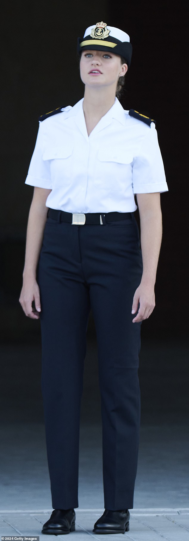 She has to spend three years in each section of defence and has just spent a year at the General Military Academy of Zaragoza