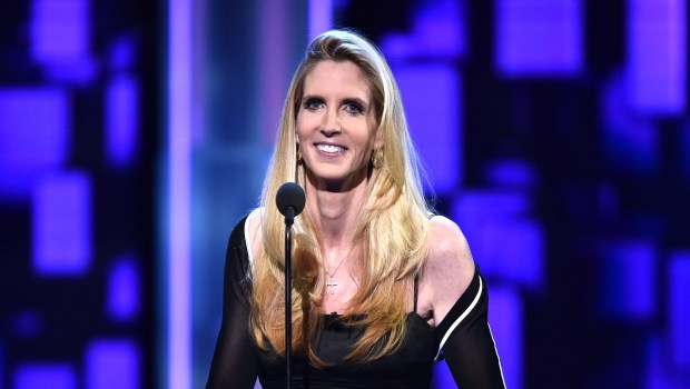 Ann Coulter speaks onstage at The Comedy Central Roast of Rob Lowe