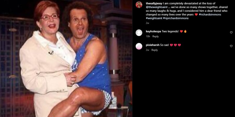 Sally Jessy Raphael and Richard Simmons