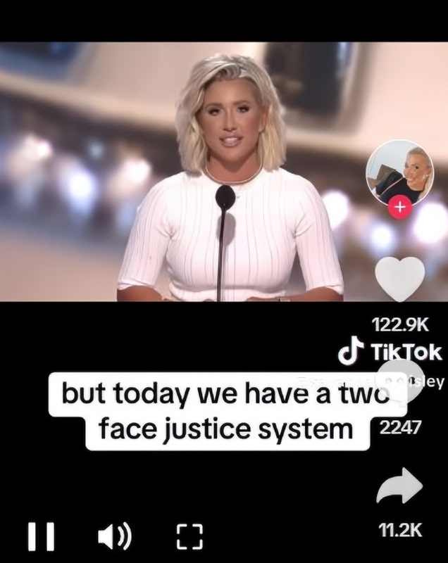 Savannah Chrisley claims government corruption - RNC - TikTok