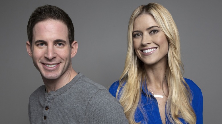 Tarek El Moussa Christina Hall smiling