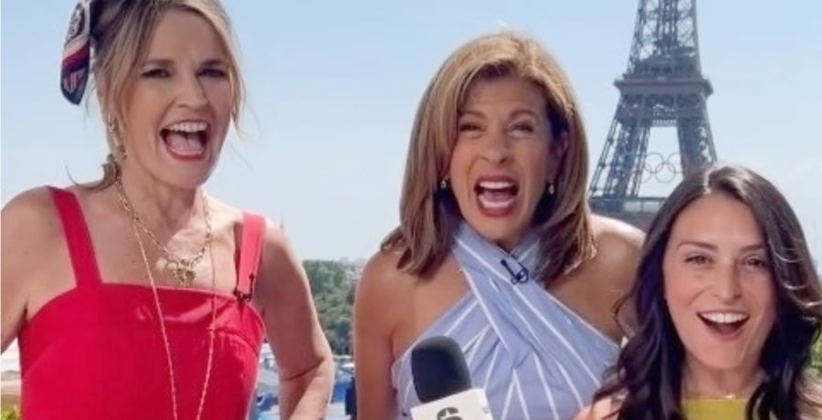 Savannah Guthrie, Hoda Kotb, and a fellow reporter from Instagram