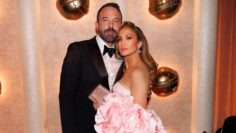 Ben Affleck and Jennifer Lopez at a red carpet