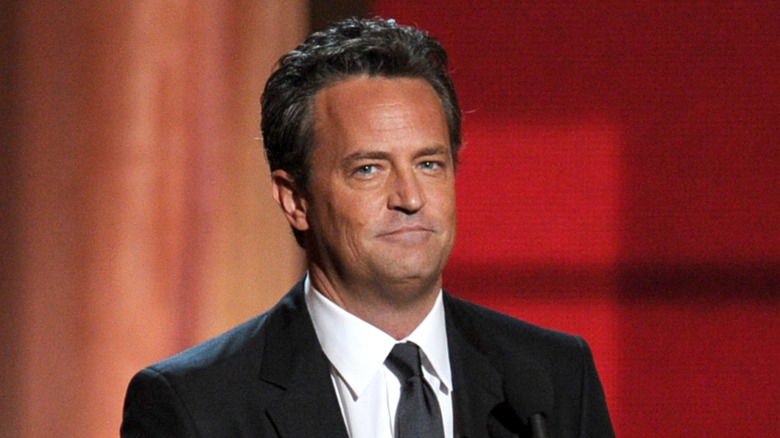 Matthew Perry on stage