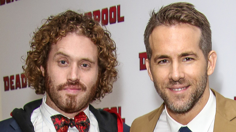 T.J. Miller, Ryan Reynolds smiling