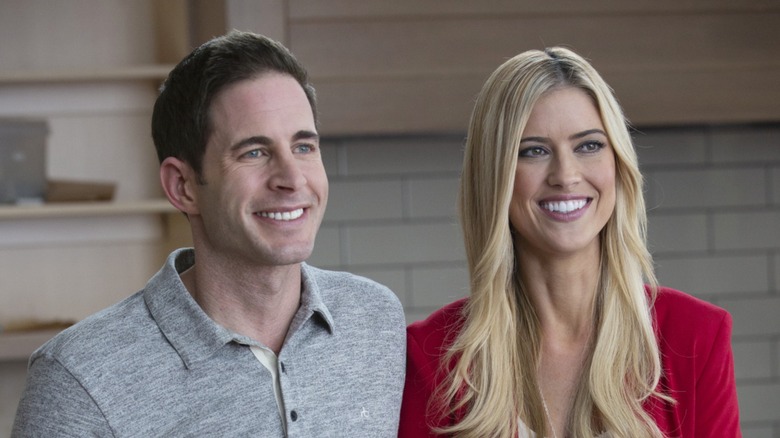 Tarek El Moussa Christina Hall smiling