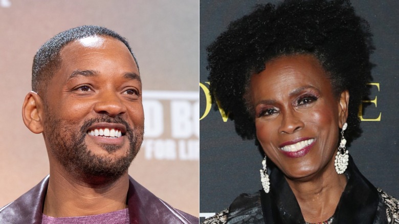 Will Smith and Janet Hubert smiling