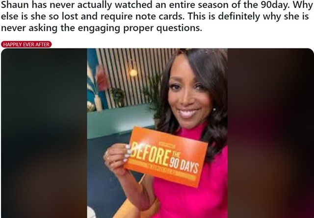 Shaun Robinson From 90 Day Fiance, TLC, Sourced From Reddit