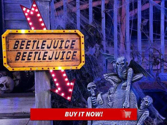 Beetlejuice LED Marquee Sign Image