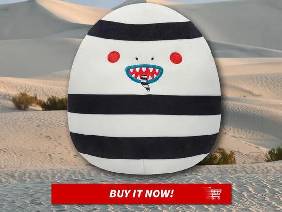 Beetlejuice Sandworm Squishmallow Image