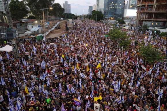 Protest rally in Tel Aviv