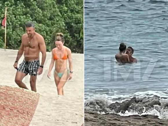 Mauricio Umansky and Nikita Kahn Beach Date