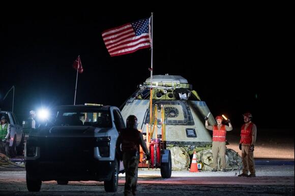 Starliner landing operations