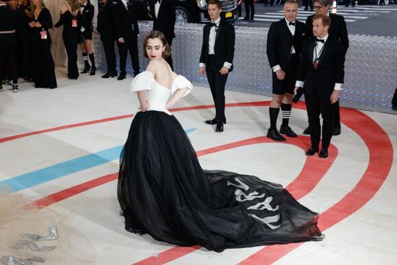 Lily Collins at Met Gala