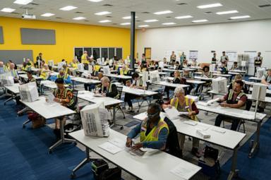 Absentee ballots being prepared