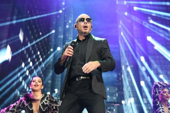 Pitbull at KAABOO Texas festival