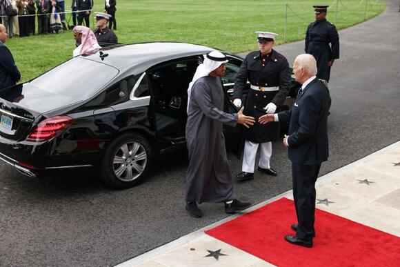 Biden welcomes Sheikh Mohammed