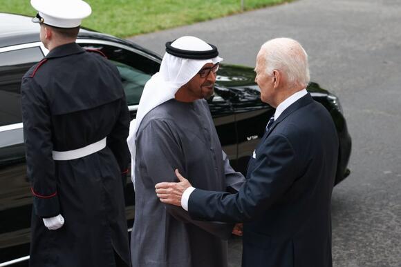 Biden and Sheikh Mohammed's historic meeting