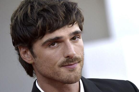 Jacob Elordi attends a red carpet for the movie 'Priscilla' at the Venice International Film Festival in 2023.