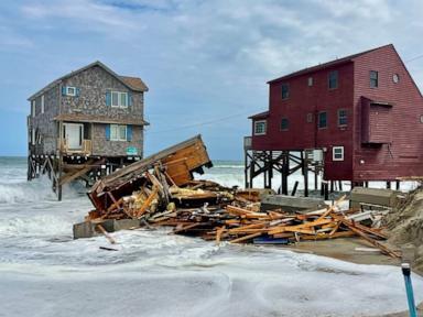 Debris from the Collapsed House