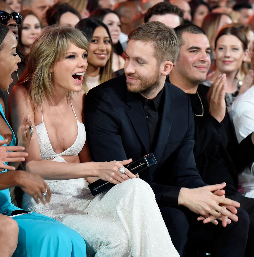 Recording artists Taylor Swift and Calvin Harris attend the 2015 Billboard Music Awards at MGM Grand Garden Arena on May 17, 2015 in Las Vegas, Nevada.