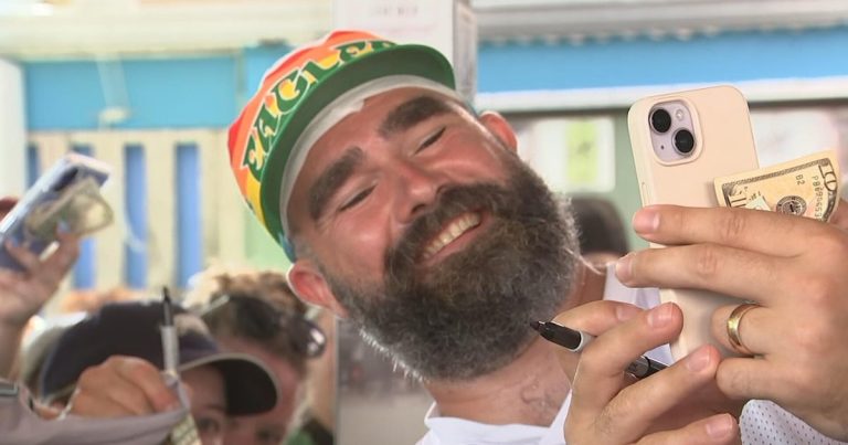 Jason Kelce's Celebrity Bartending Fundraiser Benefits Eagles Autism Foundation in Sea Isle City