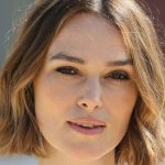 Keira Knightley radiates sophistication in a bridal white lace co-ord