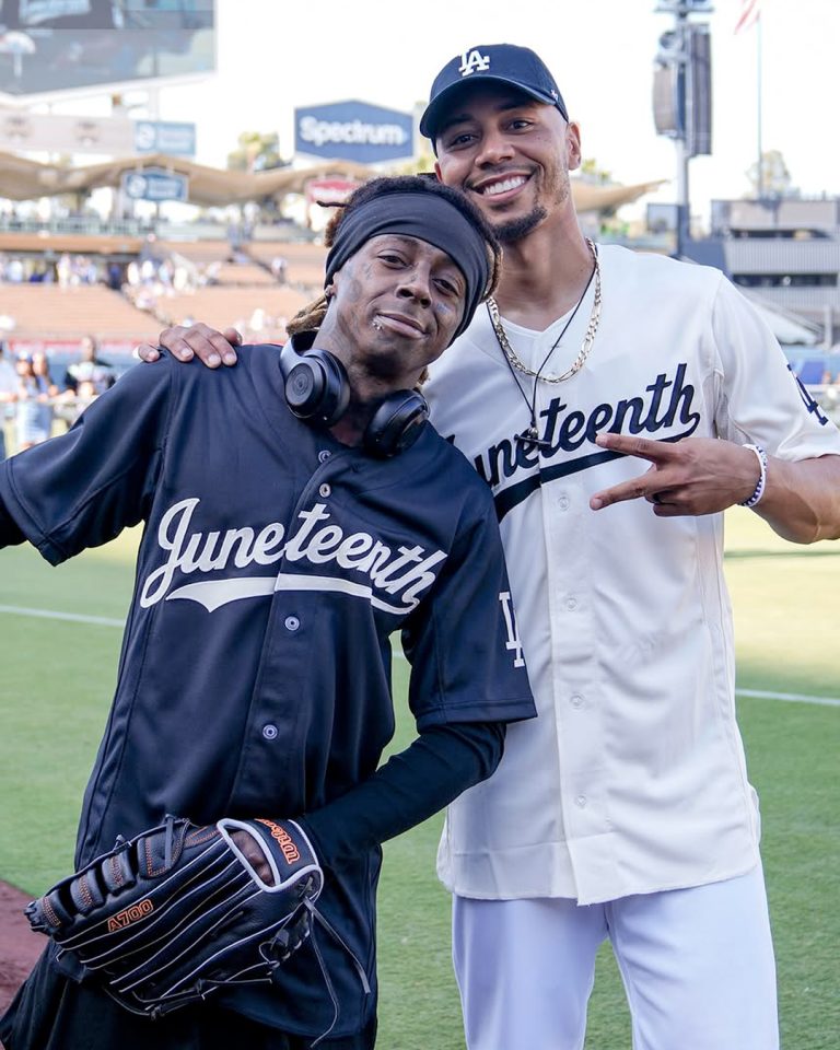 Lil Wayne Scores Two Runs at Juneteenth Celebrity Softball Game